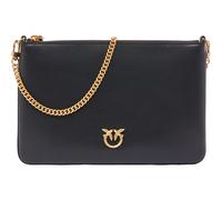 PINKO Flat Clutch bag Leather 24 cm black