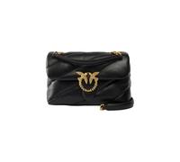 Pinko cross body bag Puff Classic New Buckle Sheep Nappa Nero - Antique Gold black