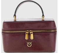 PINKO Crush Leather Mini Handbag with Metal Love Birds Logo - Size: OS - female