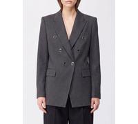 PINKO Double-Breasted Viscose-Blend Blazer with Peak Lapels - Size: 42 - female