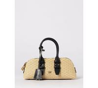 PINKO Escape Bag Horizontal Raffia and Leather