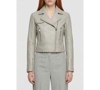 PINKO Faux Leather Biker Jacket - Size: 42 - female