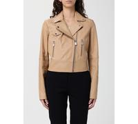 PINKO Faux Leather Biker Jacket - Size: 42 - female