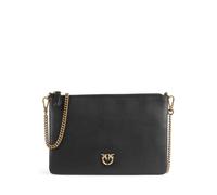Pinko Women's Flat Classic Calf Silk Bag, Z99q_Black-Antique Gold, 24