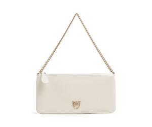 Pinko Flat Horizontal | leather Shoulder bag | beige