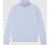 PINKO Girl's Slim Fit Ribbed Viscose Blend Roll Neck Jumper - Size: 6 - female