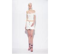 PINKO Girona Gonna Drill Lavato Purity White size 44 | Denim Skirts Outlet | Women | White 44