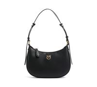 Pinko Half Moon Mini | leather Shoulder bag | black