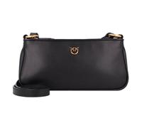 PINKO Half Moon Shoulder bag Genuine Leather 23 cm black