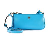 PINKO Half Moon Shoulder bag Genuine Leather 23 cm blue