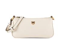 PINKO Half Moon Shoulder bag Genuine Leather 23 cm white