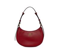 PINKO Half Moon Simply Love leather tote bag - Red OS