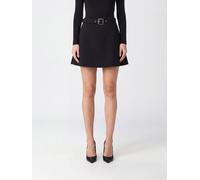 PINKO High-Waisted A-Line Crêpe Mini Skirt with Adjustable Belt - Size: 40 - female