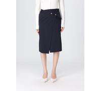 PINKO High-Waisted Crêpe Wrap Midi Skirt with Front Slit - Size: 42 - female