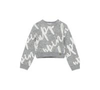 Pinko Kids logo-jacquard sweater - Grey 8 yrs