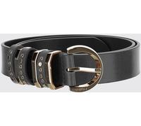 PINKO Leather Belt with Mini Studs - Size: L - female