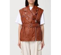 PINKO Leather Biker Jacket - Size: 38 - female