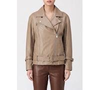 PINKO Leather Biker Jacket - Size: 38 - female