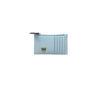 Pinko Leather Card Holder Airone Cardholder Azzurro Celeste Light Blue