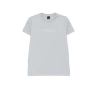 PINKO logo embroidery T-shirt - Blue XS-S-M-L-XL