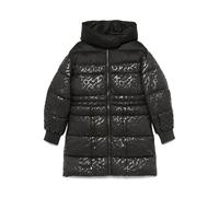 PINKO logo-print puffer coat - Black XS-S-M-L-XL-XXL