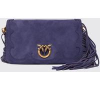 PINKO Love Bag Click Soft Horizontal Mini Pouch in Suede with Fringes - Size: OS - female