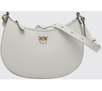 PINKO Love Bag Half Moon Simply Smooth Calf Leather Shoulder Bag