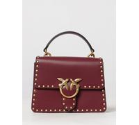 PINKO Love Bag One Calfskin Mini Handbag with Studs and Logo - Size: OS - female