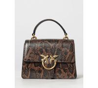 PINKO Love Bag One Python-Print Leather Mini Handbag with Logo - Size: OS - female