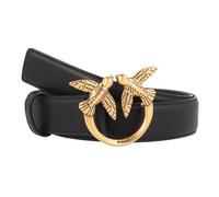 Pinko , Love Berry Leather Belt ,Black female, Sizes: M, S, XS, L