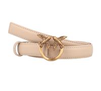 PINKO Love Berry Belt Leather 95 cm beige