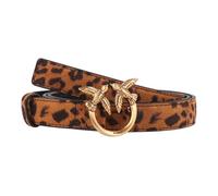PINKO Love Berry Belt Leather 95 cm brown