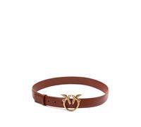 PINKO Love Birds-buckle belt - Brown XS-S-M-L