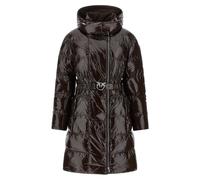 PINKO 'Love Birds' Buckle Down Jacket 42 IT