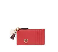 PINKO Love Birds card holder - Red OS