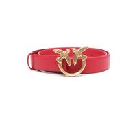 PINKO Love Birds leather belt - Red S-M
