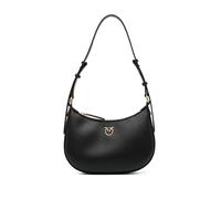 PINKO Love Birds leather shoulder bag - Black One Size