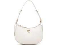 PINKO Love Birds leather shoulder bag - White One Size