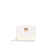 PINKO Love Birds leather wallet - White One Size