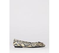 PINKO Love Birds Python Print Leather Ballerinas - Size: 38 - female