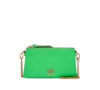 PINKO Love Birds zip-top cross body bag - Green One Size