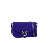 PINKO Love Classic suede satchel bag - Blue OS