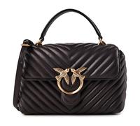 PINKO Love Lady Handbag Genuine Leather 21 cm gray