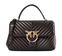 PINKO Love Lady Handbag Genuine Leather 26 cm gray