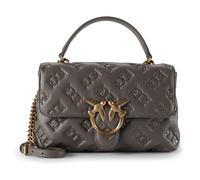 PINKO Love Lady Handbag Leather 26 cm gray