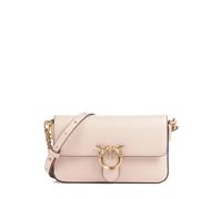 Pinko Love One Baby Slouchy | leather Crossbody bag | pink