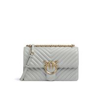 Pinko Love One Classic | leather Shoulder bag | grey