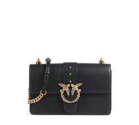 Pinko Love One Classic New Buckle | leather Crossbody bag | black