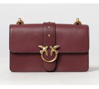 PINKO Love One Classic Smooth Leather Mini Crossbody Bag with Love Birds Buckle - Size: OS - female