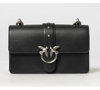 PINKO Love One Classic Smooth Leather Mini Crossbody Bag with Love Birds Buckle - Size: OS - female